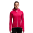 Icebreaker Atom Long Sleeve Hood Jacket - Women's-Garnet/Shocking/White-Medium