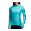 Atom Long Sleeve Hood Jacket - Womens-Aquamarine/Alpine/Aquamarine-Medium