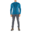 Icebreaker Awithay Long Sleeve Zip - Mens, Thunder/Isle, Large, 104693401L