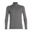 Icebreaker Awithay Long Sleeve Zip - Mens, TIMBERWOLF/Monsoon, Large, 104693001L