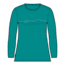 Icebreaker Central Classic Long Sleeve Icebreaker T-Shirt - Women's, Flux Green, Extra Large, IB0A56QT861XL