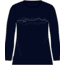 Icebreaker Central Classic Long Sleeve Icebreaker T-Shirt - Women's, Midnight Navy, Extra Large, IB0A56QT401XL