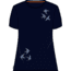 Icebreaker Central Classic Long Sleeve Swarming Shapes T-Shirt - Women's, Midnight Navy, Large, IB0A56U1401L