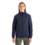 Icebreaker Central Classic Long Sleeve Zip Hoodie - Mens, Midnight Navy, Extra Large, IB0A56O7401XL