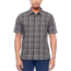Icebreaker Compass Short Sleeve Shirt, Metal/Monsoon/Plaid, S, 103611002S