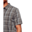 Icebreaker Compass Short Sleeve Shirt, Metal/Monsoon/Plaid, S, 103611002S