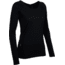 Icebreaker Crush Long Sleeve Scoop Top - Women's-Black-Large