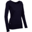 Icebreaker Crush Long Sleeve Scoop Top - Women's-Stripe Lotus Overdye-Small