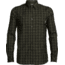 Icebreaker Departure II Long Sleeve Shirt - Men's -Kale/Sulfur/Plaid-Small