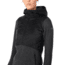 Icebreaker Descender Hybrid Long Sleeve Half Zip Hood - Womens, Black/Jet HTHR, Large, 104281A05L