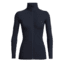 Icebreaker Descender Long Sleeve Zip - Womens, Midnight Navy, Small, 103900423S