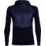Icebreaker Ellipse Long Sleeve Half Zip Hood - Men's-Midnight Navy/Rocket-X-Large