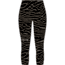Icebreaker Fastray High Rise 3/4 Topo Lines Tights - Women's, Black/Snow/Aop, Extra Small, IB0A56U9991XS