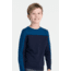 Icebreaker Fervor Long Sleeve Crew - Boy's-Admiral/Largo-2