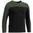 Icebreaker Fervor Long Sleeve Crew - Boys-Black/Conifer-6