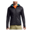 Helix Long Sleeve Zip Hood - Mens-Carbon/Alpine-Large