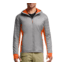 Helix Long Sleeve Zip Hood - Mens-Fossil/Spark-Large