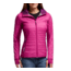 Helix Long Sleeve Zip Hood - Womens-Raspberry/Maroon-Medium