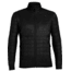Icebreaker Helix Long Sleeve Zip Jacket - Men's-Black/Black/Black-X-Large