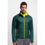 Icebreaker Helix Long Sleeve Zip Jacket - Men's-Pine/Charteuse-Medium