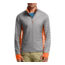 Helix Long Sleeve Zip Jacket - Mens-Fossil/Spark-Small