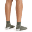 Icebreaker Hike+ Light Mini Socks - Womens, Loden/Blizzard Heather/Snow, Medium, IB105098371M