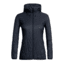 Icebreaker Hyperia Lite Hybrid Hooded Jacket - Womens, Midnight Navy, Large, 104287423L