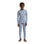 Icebreaker Bear Tour AOP Merino 200 Oasis Long Sleeve Crewe Thermal Top - Kids