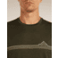 Icebreaker Merino 150 Tech Lite Short Sleeve Range Stripes T-Shirt - Mens