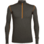 Icebreaker Incline Long Sleeve Half Zip - Men's-Kona/Bonfire-X-Large