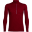 Icebreaker Incline Long Sleeve Half Zip - Men's-Oxblood-X-Large