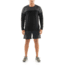 Icebreaker Kinetica Long Sleeve Crewe - Mens, Black/Black HTHR, Medium, 104585001M