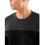 Icebreaker Kinetica Long Sleeve Crewe - Mens, Black/Black HTHR, Medium, 104585001M