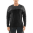 Icebreaker Kinetica Long Sleeve Crewe - Mens, Black/Black HTHR, Medium, 104585001M