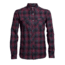 Icebreaker Lodge Long Sleeve Flannel Shirt - Men's-Redwood/Stealth/Black-Small