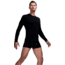 Icebreaker Long Sleeve Crewe Undergarment Clearance - Men's-Black/Mineral-Small