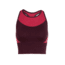 Icebreaker Meld Zone Long Sport Bra - Womens, Velvet/Prism, Extra Large, 104076-602-XL