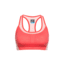 Icebreaker Meld Zone Sport Bra, Poppy Red/Sorbet, S, 104075601S