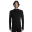 Icebreaker Men 300 MerinoFine Polar LS Half Zip, Black, L, IBBA56Q9001L