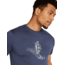 Icebreaker Men Merino 150 Tech Lite SS Tee Skiing Yeti, Graphite, M, IB0A572Y884M