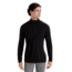 Icebreaker Men Merino 200 Oasis LS Half Zip, Black, XL, IBB04367001XL