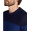 Icebreaker Men Waypoint Crewe Sweater, Midnight Navy/Royal Navy/CB, L, IB104328938L