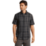 Icebreaker Merino 125 Cool-Lite Steveston SS Shirt Plaid - Mens, Obsidian/Black, Large, IB0A579W0GDL