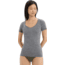 Icebreaker Merino 150 Siren SS Sweetheart - Womens, Gritstone HTHR, Extra Small, IB103062013XS