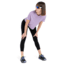 Icebreaker Merino 150 Tech Lite III SS Crop Tee - Womens, Purple Gaze, Large, IB0A56Y2736L
