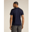 Icebreaker Merino 150 Tech Lite SS T-Shirt Pukaki Reflected - Men's, Midnight Navy, Large, IB0A572Q401L