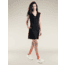 Icebreaker Merino 200 Granary Sleeveless V Neck Dress - Women's, Black, Large, IB0A56XS001L