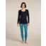 Icebreaker Merino 200 Oasis Leggings - Womens, Topaz, Small, IB1043830GQS