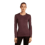 Icebreaker Merino 200 Oasis Long Sleeve Crew Thermal Top - Womens, Java, Small, IB1043750GWS