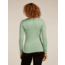 Icebreaker Merino 200 Oasis Long Sleeve Crew Thermal Top - Womens, Seaglass, Large, IB1043750GZL